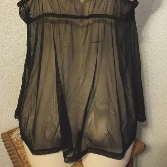 NEW Cacique / Lane Bryant Black Sheer Cami 18/20 - Picture 6 of 7
